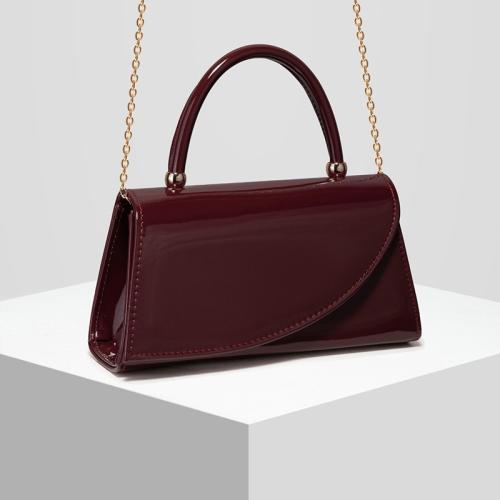 Polyester Clutch Bag with chain Solid PC