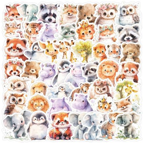 PVC Decorative Sticker 50pcs printed Sold By Set