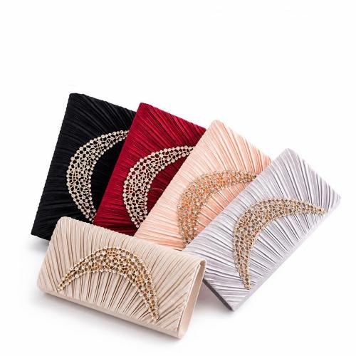 Polyester Clutch Tas meer kleuren naar keuze stuk