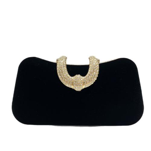 Velours Clutch Tas Polyester stuk