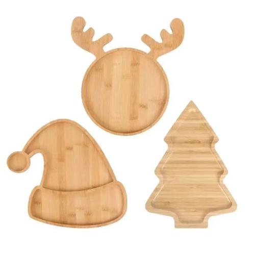 Wooden Dried Fruit Plate PC