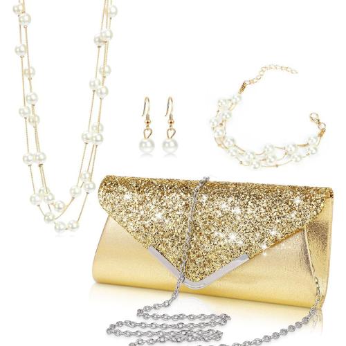 Aluminiumlegering & PU-leer Clutch Tas Nylon meer kleuren naar keuze stuk