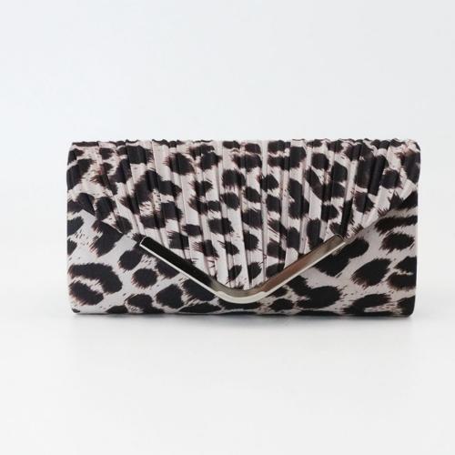 Polyester Clutch Tas Pluche Leopard stuk