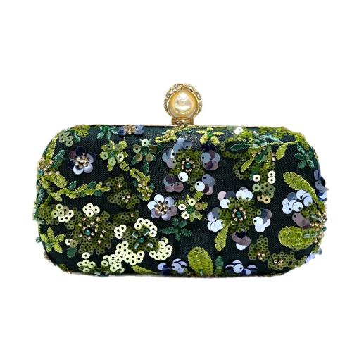 Polyester Clutch Tas Pailletten meer kleuren naar keuze stuk