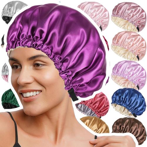 Polyester adjustable & windproof Shower Cap thermal & breathable :u53efu8c03u8282 Lot