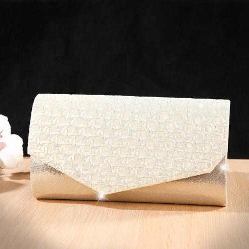 Polyester Clutch Bag, Gold,  Stück