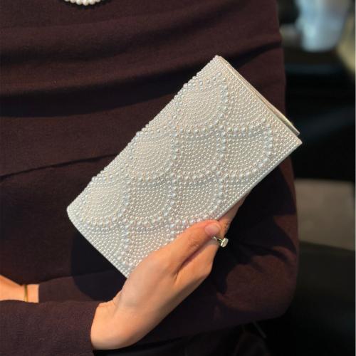 Polyester Clutch Bag,  Kunststoffperle, mehr Farben zur Auswahl,  Stück