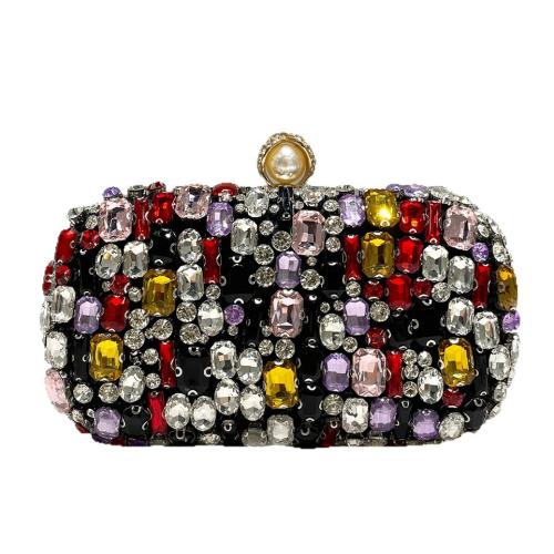 Polyester Clutch Bag with rhinestone PC
