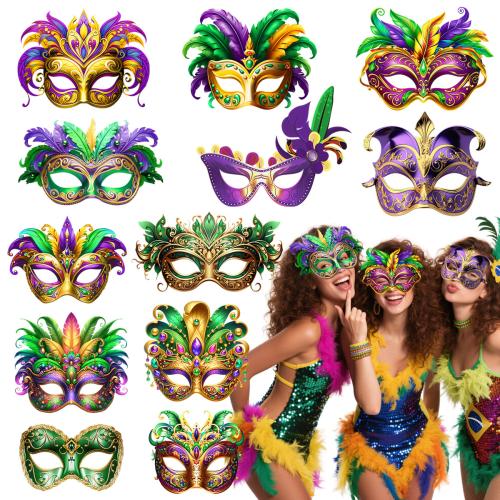Papel Máscara de la mascarada, más colores para elegir, Conjunto