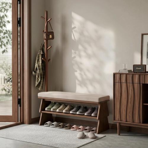 Wood Multifunction Storage Rack brown PC