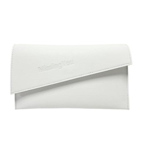 Cuero de la PU Bolso de embrague, más colores para elegir, trozo