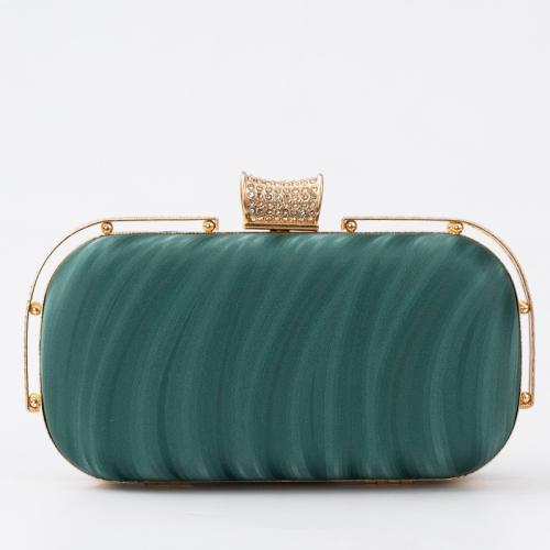 Cuero de la PU & Poliéster Bolso de embrague, más colores para elegir, trozo