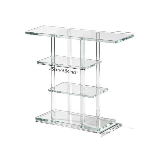 Acrylic Multilayer Storage Rack transparent Acrylic PC