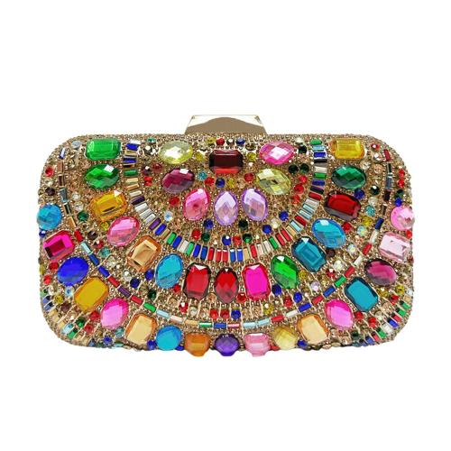 Cuero de la PU Bolso de embrague, más colores para elegir, trozo