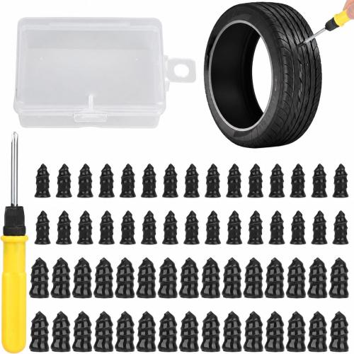 Vehicle Tire Repair Set 30 large size nails 30 small size nails 1 screwdriver set