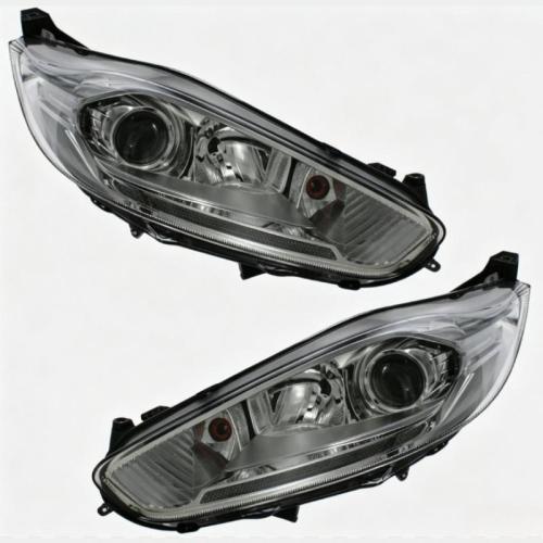 Fits For Ford Fiesta Headlights Mk7 ST Hatchback 2012-2018 LED DRL Headlamp