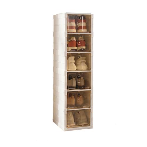 PET & Polypropylene-PP Multilayer Shoes Rack Organizer dustproof Magnet & Aluminium Alloy PC