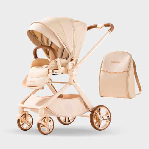 Aluminium Alloy rotatable & foldable Stroller stretchable PC