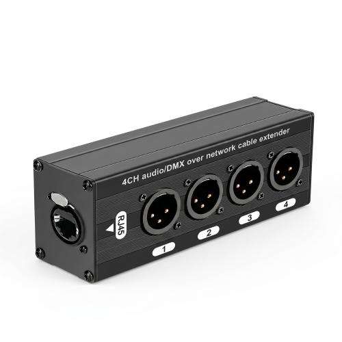 Aluminium Alloy Audio Network Extender black PC