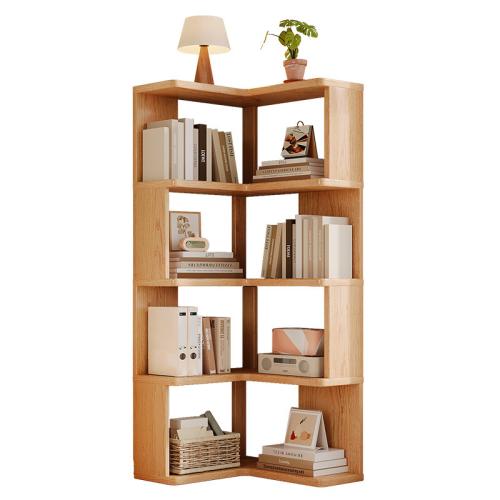 Solid Wood Multilayer Bookshelf durable PC