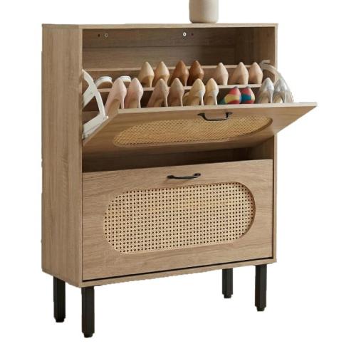 Medium Density Fiberboard Multilayer Shoes Rack Organizer large capacity & breathable weave PC