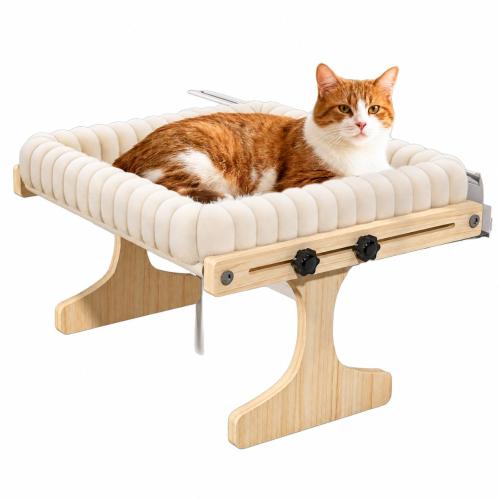 Wooden Pet Hammock Hanging Style & detachable & thermal & breathable PC