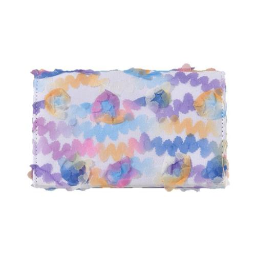 PU Leather Clutch Bag embroidered PC