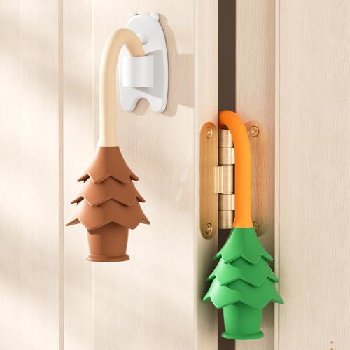 Plástico ABS Puerta almohadilla anticolisión, más colores para elegir, trozo