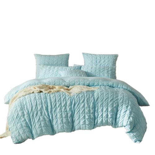 Chemical Fiber Pillowcase & Quilt Cover Bedding Set & thermal Set