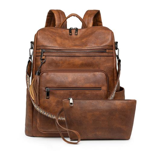 Cuero de la PU Mochila, más colores para elegir,  trozo