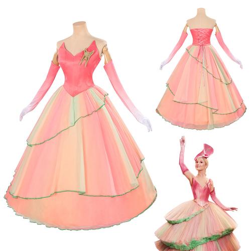 Polyester Sexy Witch Costume Halloween Design pink Set