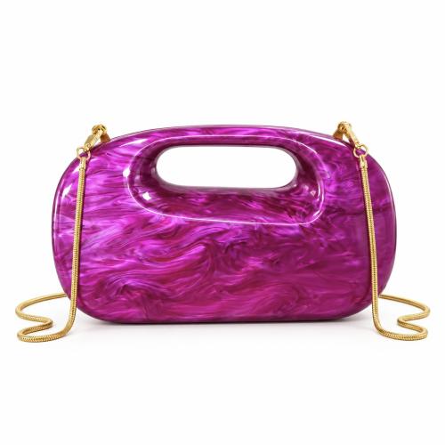 Acrylic Clutch Bag with chain & durable & waterproof PC