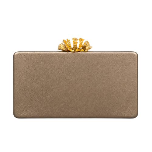 PU Leather Clutch Bag with chain & durable & waterproof PC
