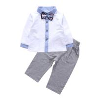 Baumwolle Baby-Kleidung-Set, Hosen & Nach oben, Patchwork, Solide, mehr Farben zur Auswahl,  Festgelegt