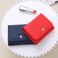 PU Leather Multifunction Wallet durable & Mini & soft surface & hardwearing Crown PC