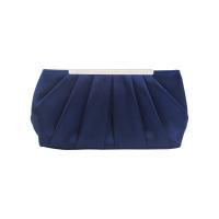 Silk & Satin Box Bag & Pleat Clutch Bag soft surface Solid PC