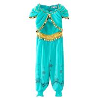 Polyester Enfants Halloween Cosplay Costume Bleu pièce