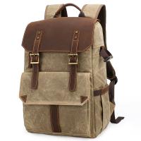 Canvas Camera Bag large capacity & hardwearing & waterproof & breathable Cowhide PC