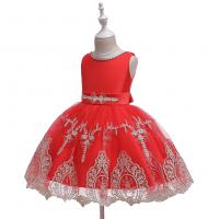 Polyester Princess & Ball Gown Girl One-piece Dress PC