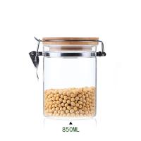 High borosilicate glass Storage Jar for storage & tight seal PC