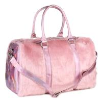 Poliéster Bolsas de viaje de lona, rosado,  trozo