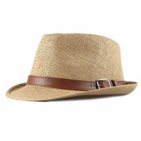 Straw Fedora Hat sun protection & breathable PC