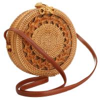 Rotan & Katoen Crossbody Tas Solide stuk