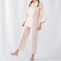 Coton Ensemble de pyjama de femmes Pantalon & Retour au début Rayé plus de couleurs pour le choix pièce