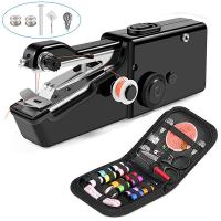 Zinc Alloy Multifunction Mini Sewing Machine portable Solid original color PC