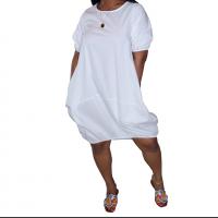 Polyester & Coton Robe t-shirt teint nature Solide plus de couleurs pour le choix pièce