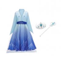 Coton Costume de princesse d’enfants bleu ciel pièce