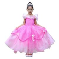 Polyester Costume de princesse d’enfants Patchwork Solide plus de couleurs pour le choix pièce