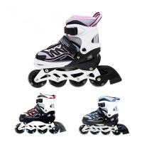 PU Rubber & Mesh Fabric Creative Roller Skates Pair