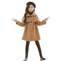 Tissu de laine Overcoat de fille teint nature plus de couleurs pour le choix pièce